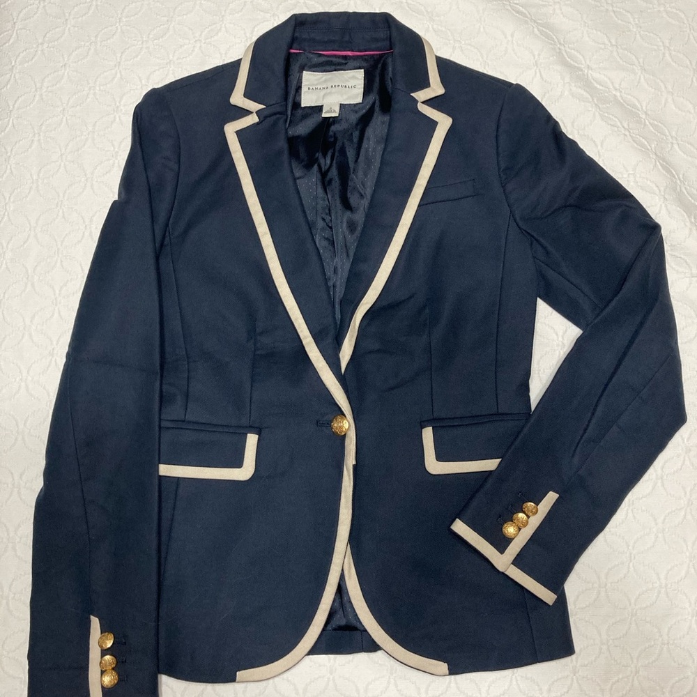 Navy blue blazer